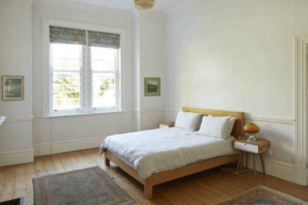 Intérieur de chambre à coucher à la maison